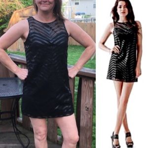 Guess Chevron Leather Shift Dress! NEW!